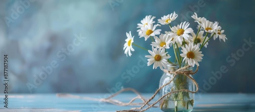 White daisy bouquet in a ja...