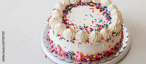Attractive birthday cake wi...