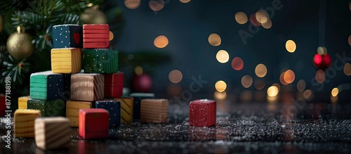 Seasonal calendar cubes dis...
