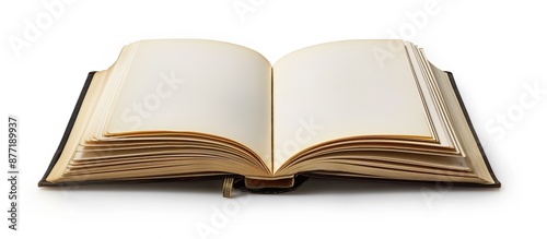 An isolated notebook is dis...