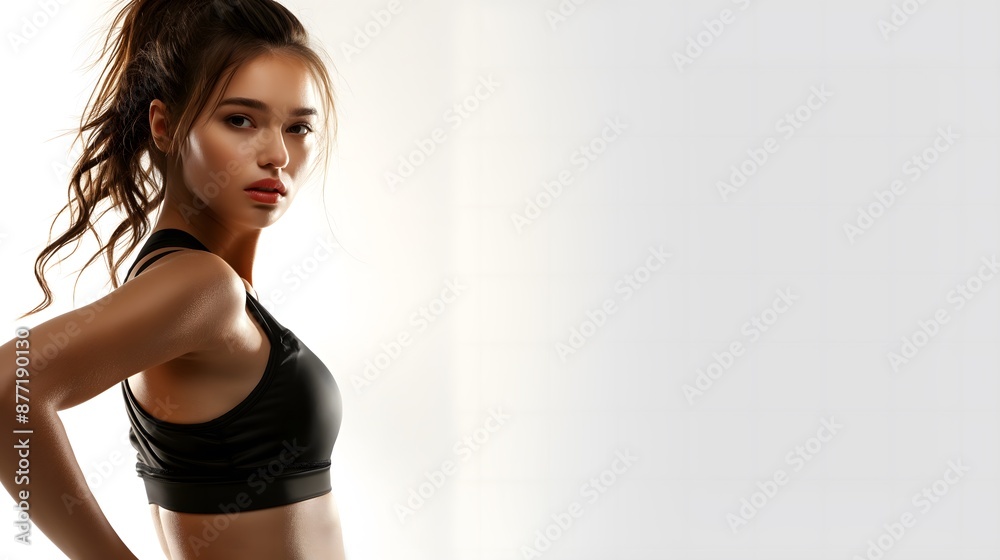 Fitness girl, fitness coach, fitness model, fitness clothes, fitness exercise, indoor fitness, fitness background Fitness girl, fitness coach, fitness model, fitness clothes, fitness exercise, indoor fitness, fitness background
