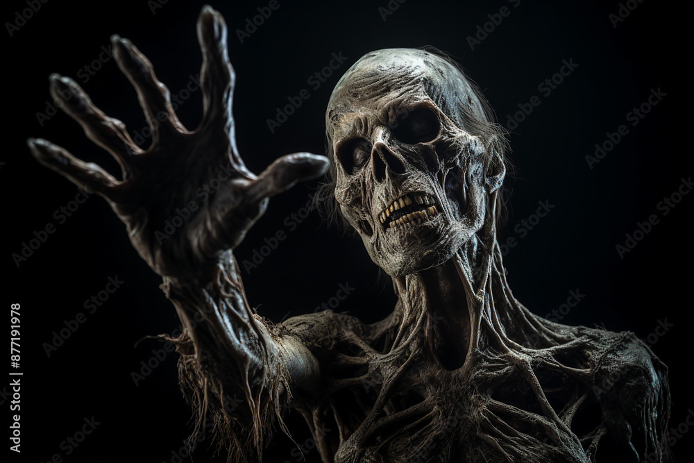 AI generated image of terrifying demonic scary halloween creature AI generated image of terrifying demonic scary halloween creature