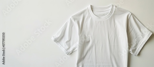 Mockup of a white t shirt w...