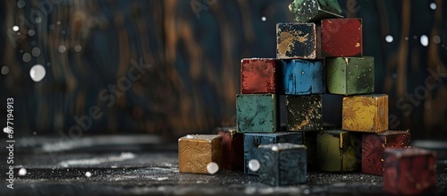 Seasonal calendar cubes dis...