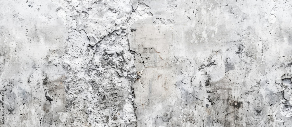 Fototapeta premium Old gray concrete texture on a beautiful white abstract background adding copy space image