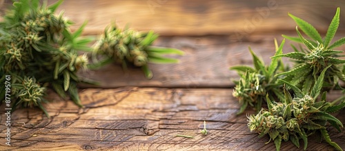 Fresh marijuana buds with C...