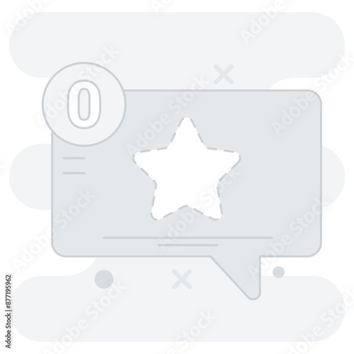 Empty review illustration, perfect for empty states user interface project