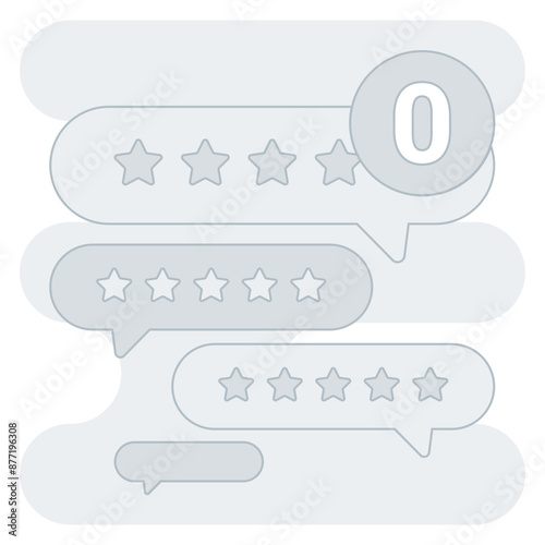 Empty review illustration, perfect for empty states user interface project