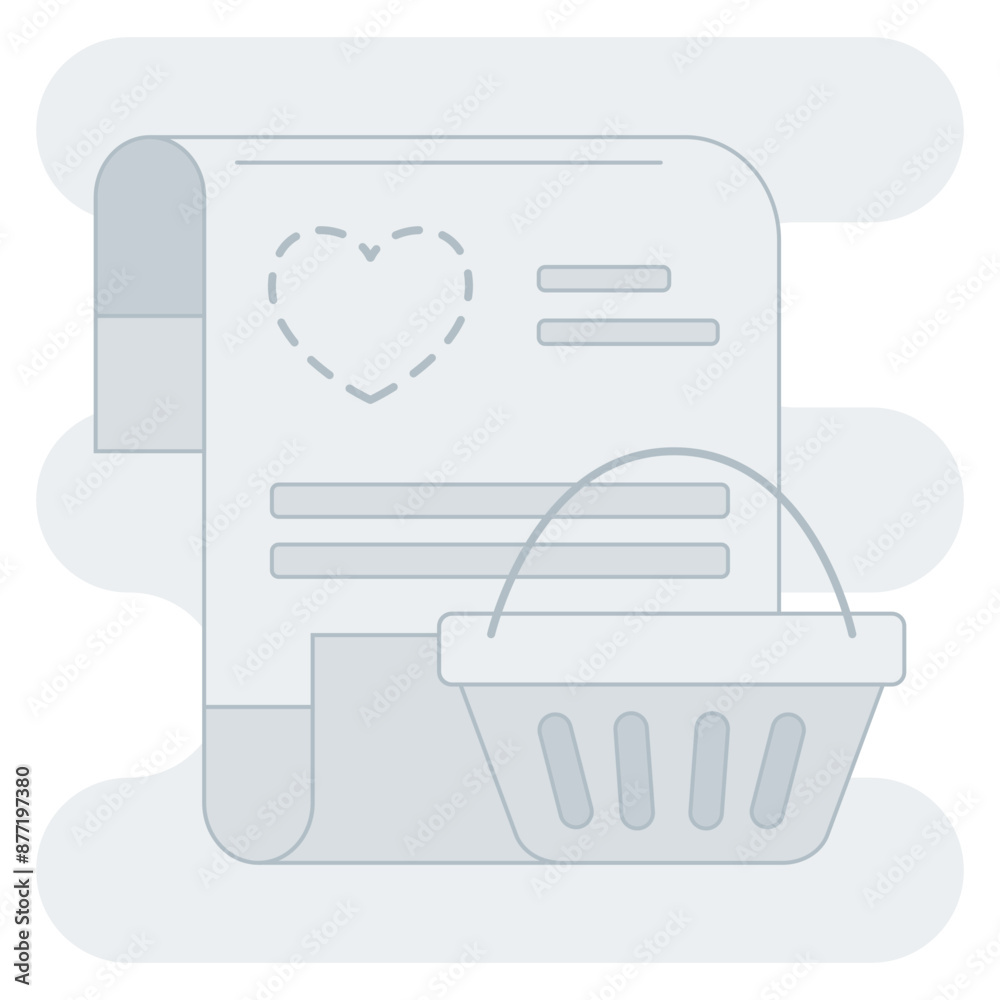 Empty wishlist illustration, perfect for app or website empty states user interface projects Empty wishlist illustration, perfect for app or website empty states user interface projects