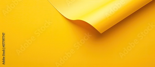 Sleek yellow paper with a s...