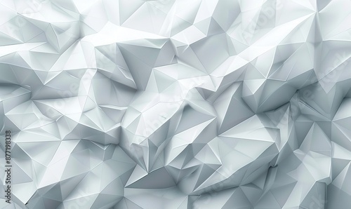Abstract White Geometric Background