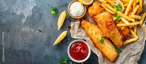 Classic battered fish serve...
