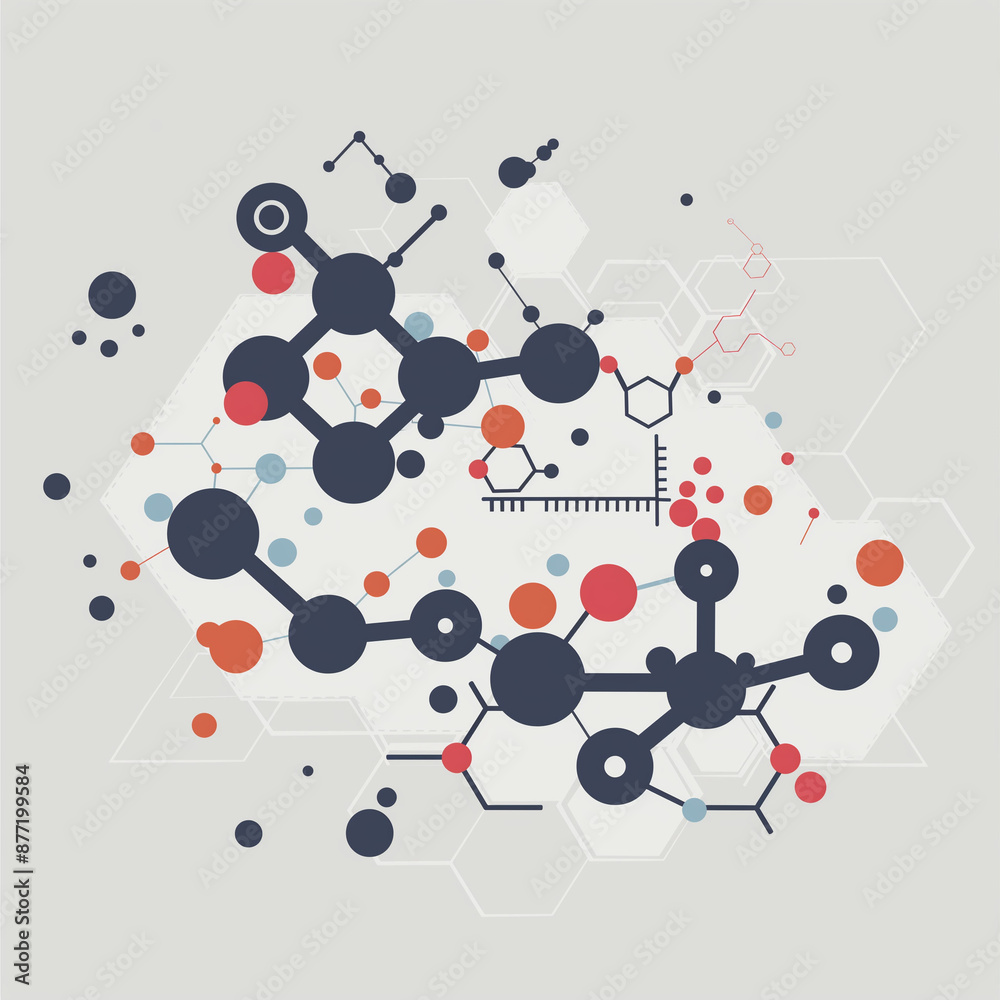 abstract molecular structure abstract molecular structure