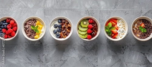 Healthy breakfast concept w...