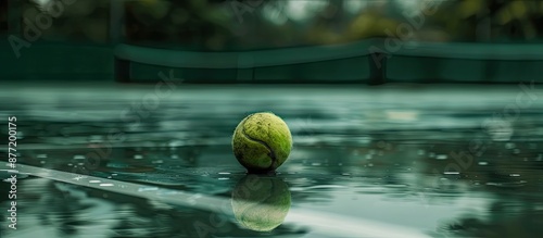 Blurry tennis court backgro...
