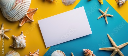 Summer themed setup with gr...