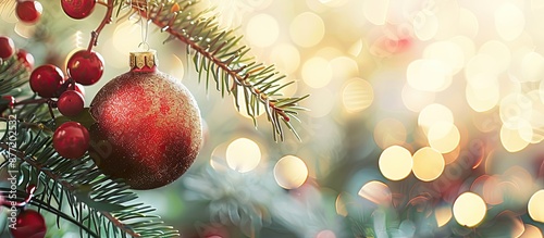 Christmas tree ornament on ...