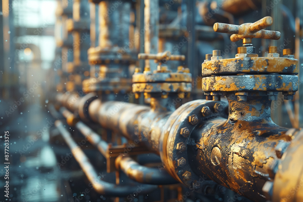 Pipe industry, chemical process piping, refinery and factory operations Pipe industry, chemical process piping, refinery and factory operations