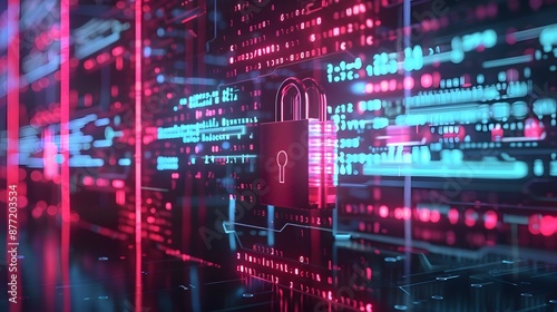 Safeguarding Data: Encryption and Decryption Process Visualization with Animated Data Streams, Locks, and Keys © วรรณพงศ์ ศรีหิรัญ