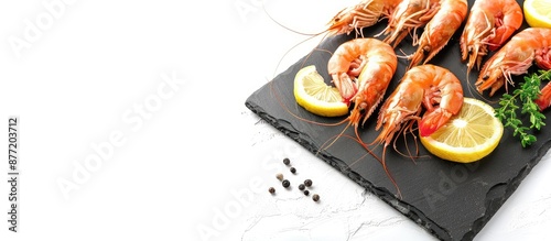 Prawns with lemon and thyme...