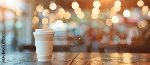 Blurred coffee shop backgro...