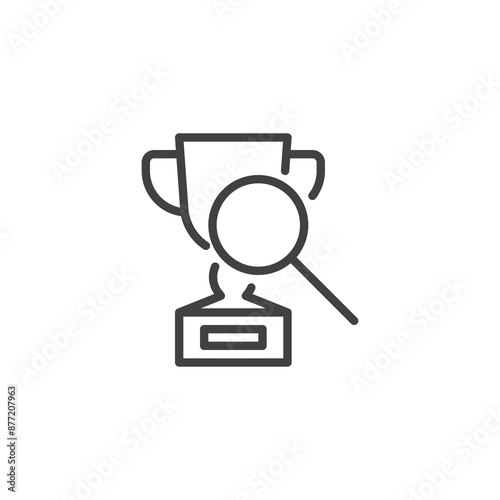 SEO Performance line icon