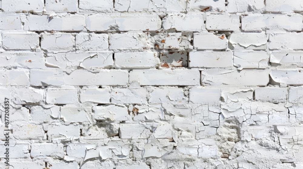 Aged white brick wall Background element Aged white brick wall Background element