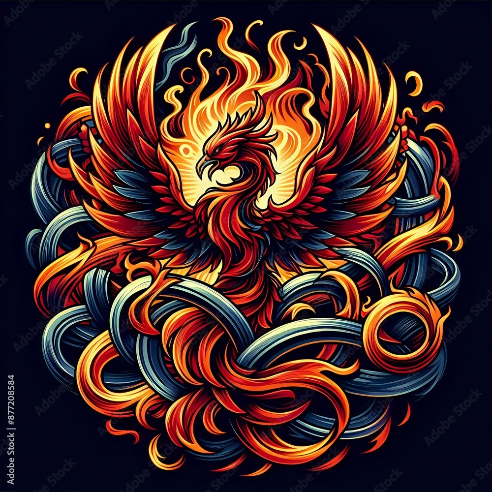 Fototapeta premium artwork features tattoo