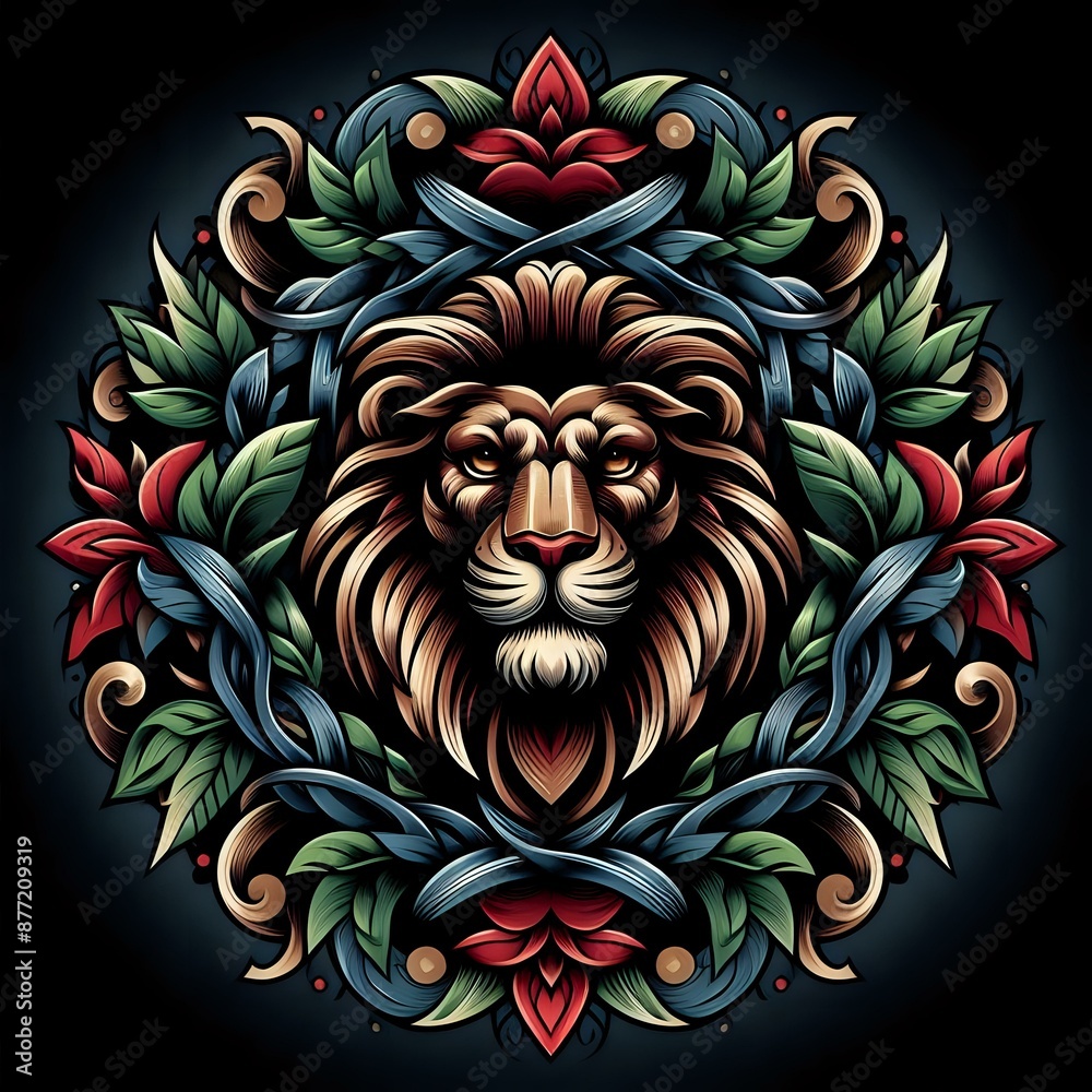 Fototapeta premium artwork features tattoo