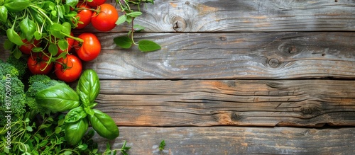 Freshly harvested vegetable...