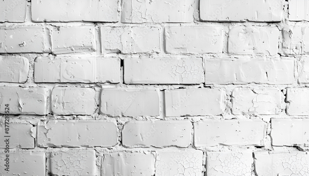 white brick wall background in rural room white brick wall background in rural room
