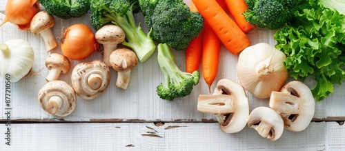 Fresh baby broccoli carrot ...