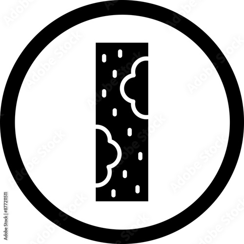 Atherosclerosis Vector Glyph Black Icon