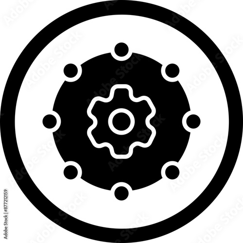 Engagement Vector Glyph Black Icon