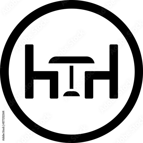 Visit Vector Glyph Black Icon