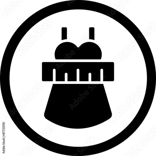 Fashion Design Vector Glyph Black Icon