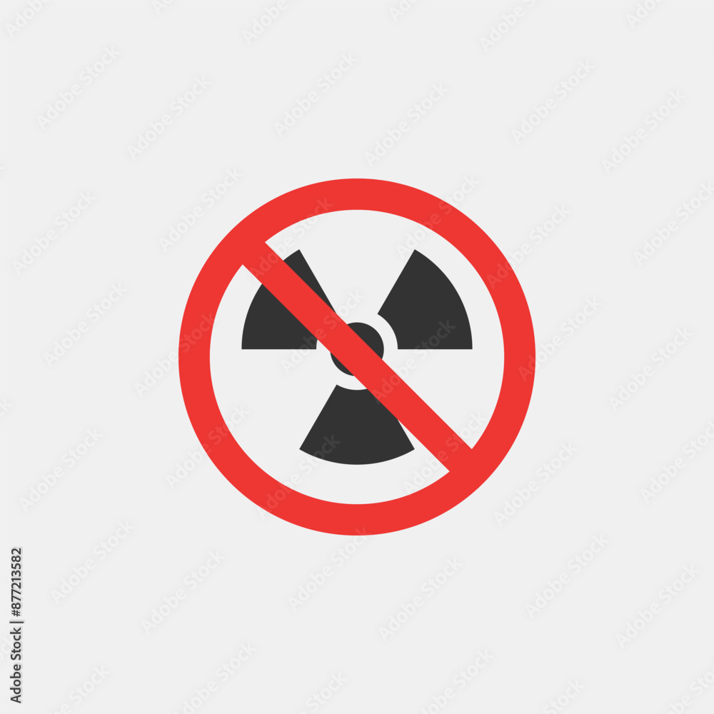 Red Stop Sign Military Weapon Collection. No War Symbol Silhouette Icon Red Stop Sign Military Weapon Collection. No War Symbol Silhouette Icon