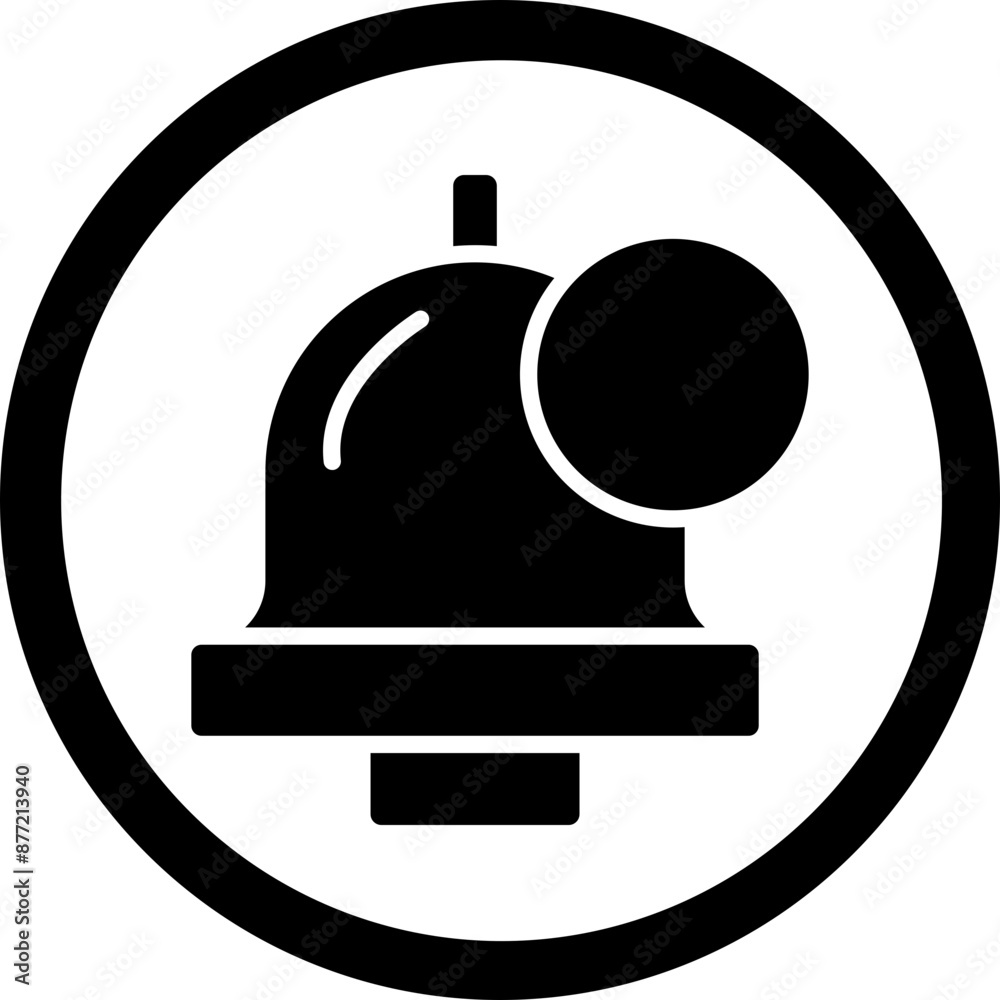 Notification Bell Glyph Black Icon Notification Bell Glyph Black Icon
