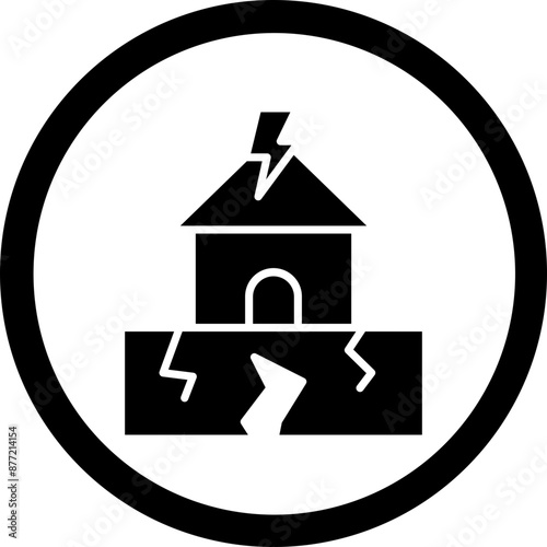 Damage Glyph Black Icon