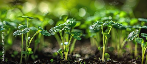 Fresh watercress sprouts co...