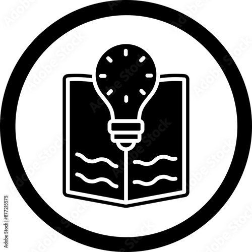 Inspiration Glyph Black Icon