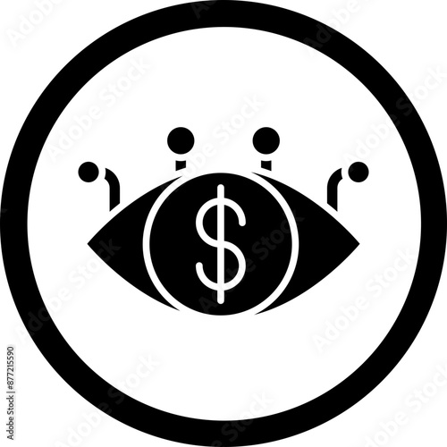 Visionary Glyph Black Icon