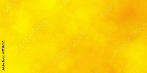 Yellow paper painting with watercolor brush, Color splashing on paper with watercolor splashes, Light multicolor pastel watercolor,Orange and Yellow background,