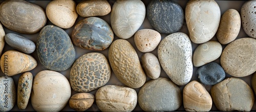River stones arranged for d...