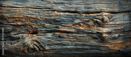 Background of a wooden log ...