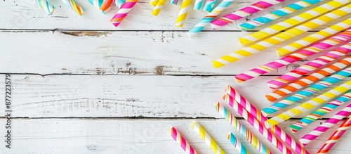 Vibrant paper straws for a ...