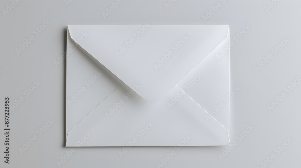A crisp white envelope on a pure white background, slightly opened to show the empty interior, capturing a minimalist and clean aesthetic that evokes a sense of anticipation. A crisp white envelope on a pure white background, slightly opened to show the empty interior, capturing a minimalist and clean aesthetic that evokes a sense of anticipation.