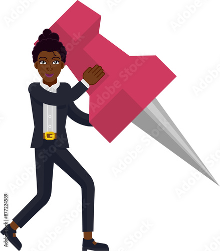 Black Business Woman and Ma...