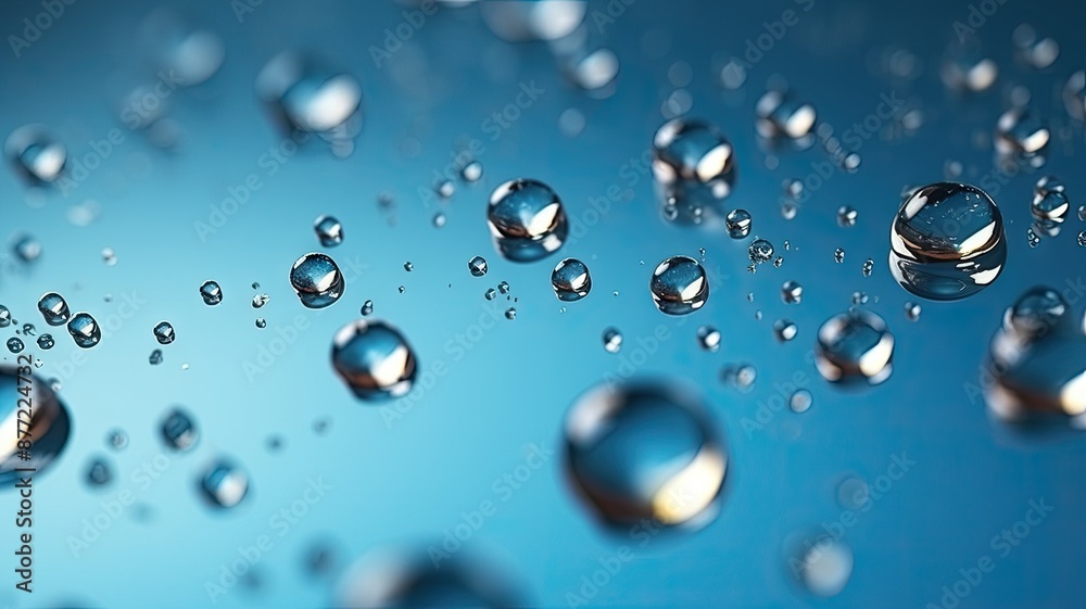 Water drops or oil bubbles Water drops or oil bubbles