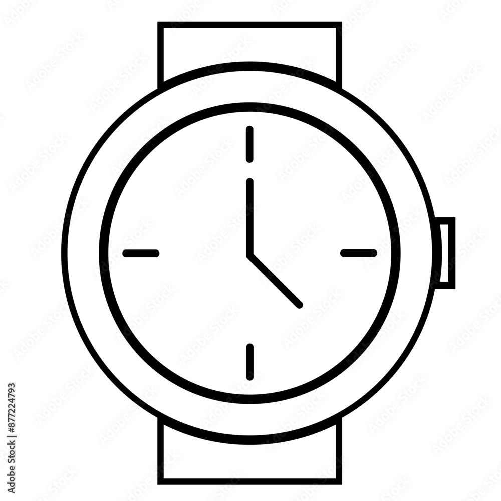 Time Clocks Icon Vector Illustration Time Clocks Icon Vector Illustration